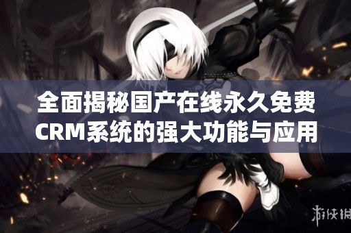 全面揭秘国产在线永久免费CRM系统的强大功能与应用价值