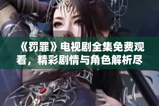 《罚罪》电视剧全集免费观看，精彩剧情与角色解析尽在这里！