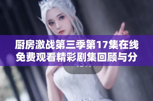 厨房激战第三季第17集在线免费观看精彩剧集回顾与分析