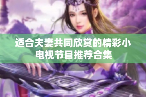 适合夫妻共同欣赏的精彩小电视节目推荐合集