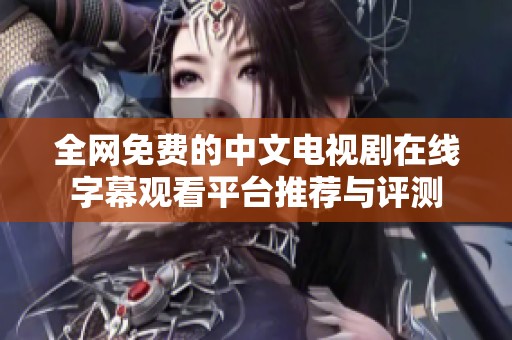 全网免费的中文电视剧在线字幕观看平台推荐与评测