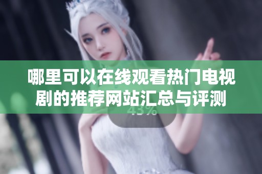 哪里可以在线观看热门电视剧的推荐网站汇总与评测